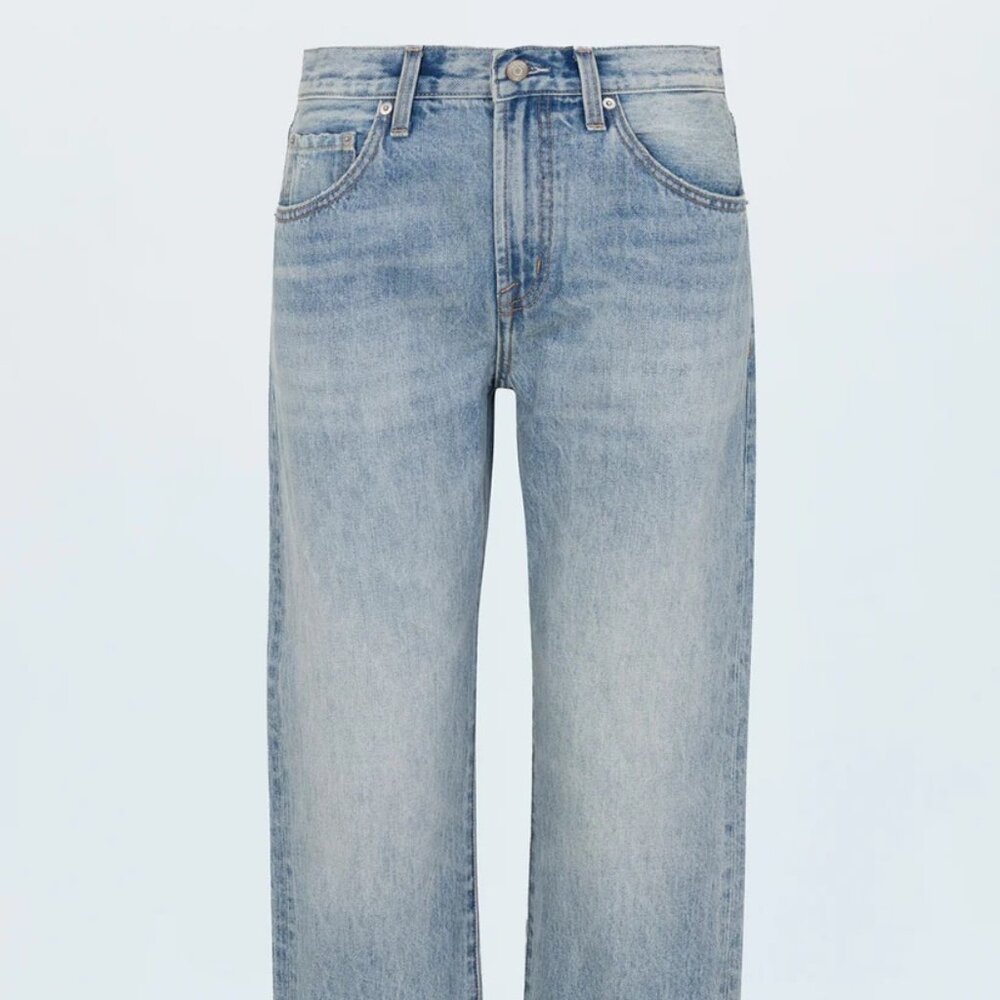 pistola Light Blue 'Bowie' Cropped Straight Jeans - Picture 5 of 9